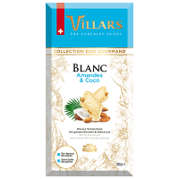 Villars Weisse Schokolade mit Mandel & Kokos