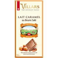 Villars Milchschokolade mit gesalzenem Karamell Butter
