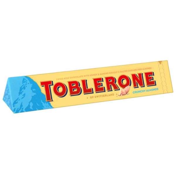 Schweizer Toblerone Blau Crunchy Almonds 360g Tafel Online Bestellen